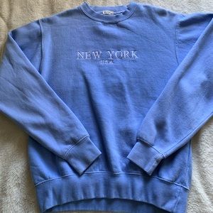 Brandy Melville Light Blue Sweatshirt